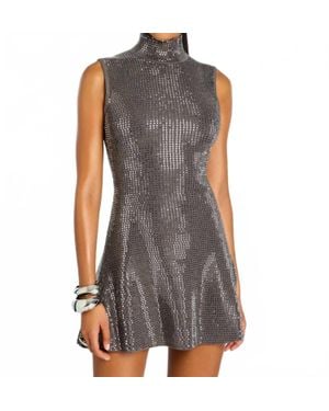 retroféte Sonnet Embellished Dress - Gray