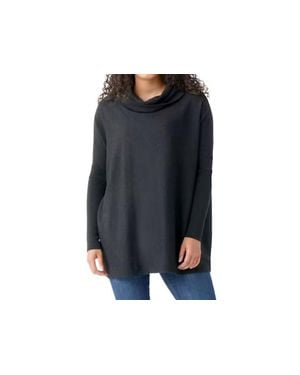 Smartwool Edgewood Poncho Sweater - Black