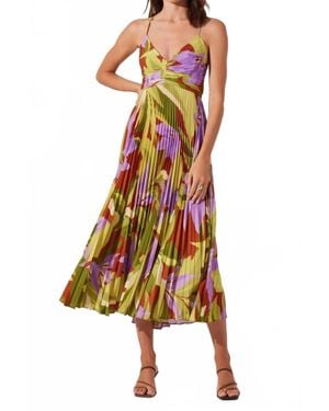 Astr Blythe Midi Dress - Multicolor