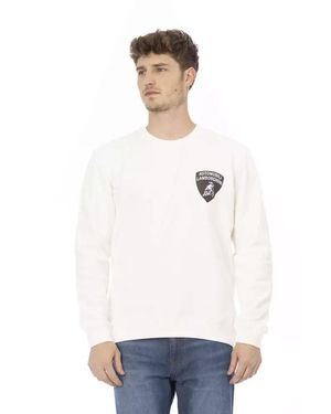 Automobili Lamborghini Cotton Sweater - White