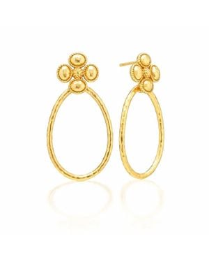 Capucine de Wulf Berry Clover Teardrop Earrings - Metallic