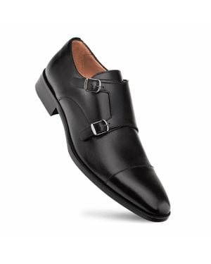 Mezlan Actore Cap Toe Dress Shoes - Black