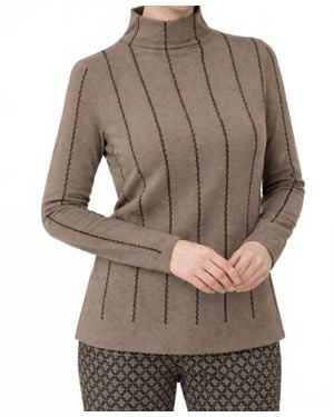 J'Envie/Eli The Nicosia Turtleneck Sweater - Brown