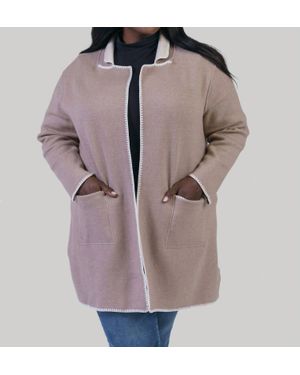 NIC+ZOE Cool Nights Reversible Knit Jacket - Multicolor