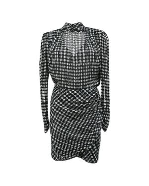 Ba&sh Brydie Gathered Mini Dress - Black