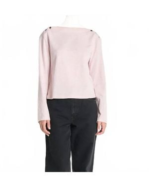 Nation Ltd Rochelle Boatneck Top - Pink