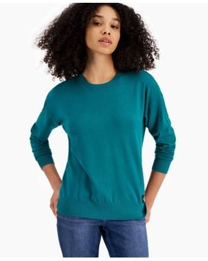 Calvin Klein Long Sleeve Crewneck Sweater - Blue