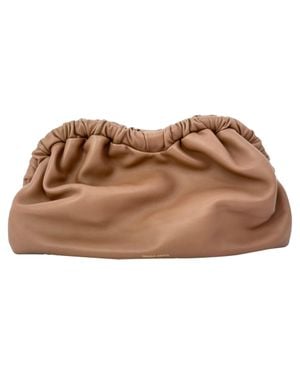 Mansur Gavriel Cloud Clutch Bag - Brown