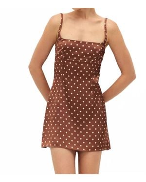 Elodie the Label Zia Polka Dot Mini Dress - Red