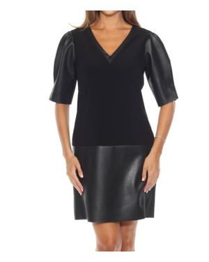 Joseph Ribkoff Faux Leather Dresses for Women | Lyst