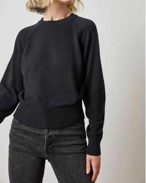 Lilla P Raglan Sweatshirt - Black