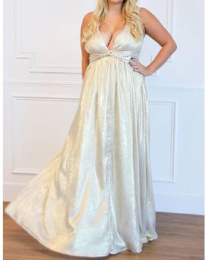Luxxel Shining Love Maxi Dress - Blue