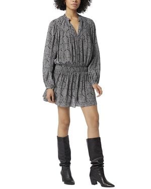 Joie Essex Silk Mini Dress - Gray