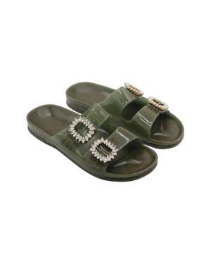 CACATOES Anjo Lindo Scented Sandals - Green