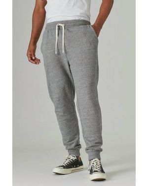 Lucky Brand Sueded Terry Sweatpants - Gray