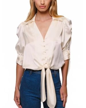 Hutch Off Blouse - White