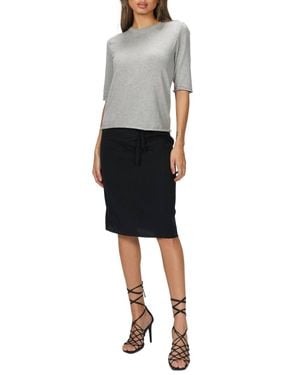 6397 Drawstring Skirt - Black