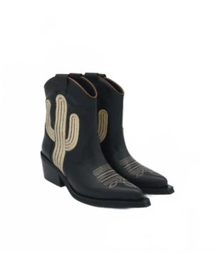 Stivali New York Oasis Western Boots - Black