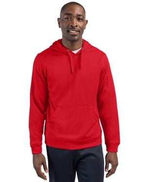 Clique Lift Eco Performance Pullover Hoodie Sweatshirt - Red