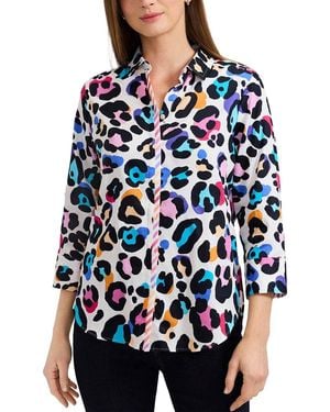 Foxcroft Charlie Shirt - Blue