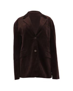 STAUD Trek Corduroy Blazer - Black