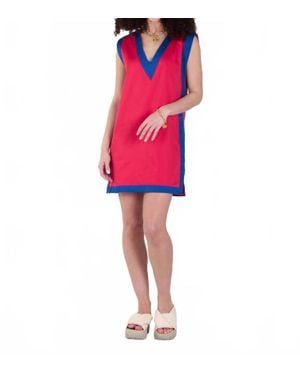 Emily Mccarthy Emily Mini Shift Dress - Red