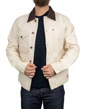 Iron & Resin Bronson Corduroy Collar Jacket - Natural
