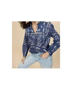 Emily Lovelock Daisy Blouse - Blue
