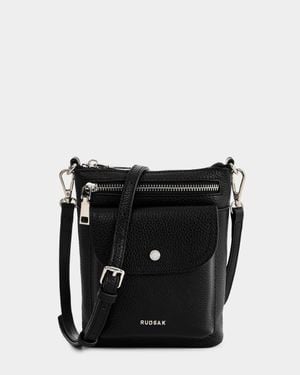 Rudsak Lila Leather Crossbody Bag - Black