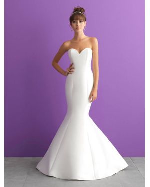 Allure Romance Strapless Wedding Dress - Purple