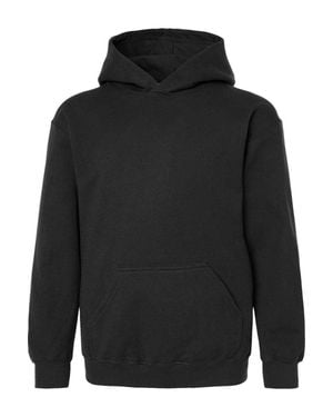 Tultex Youth Hooded Sweatshirt - Black