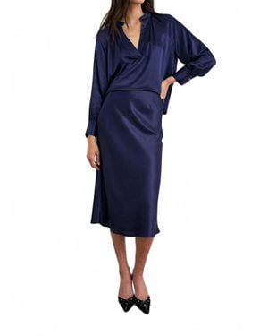 Rails Anya Solid Skirt - Blue