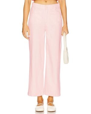 DL1961 Hepburn High Rise Wide Leg Jeans - Pink