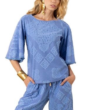 Hale Bob Leyla Blouse - Blue