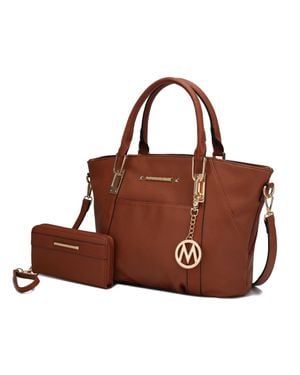 MKF Collection by Mia K Darielle Satchel Bag - Blue