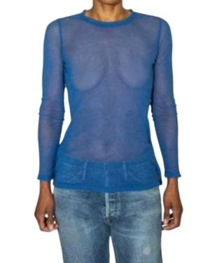 Raquel Allegra Liza Tee Top - Blue