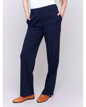Charlie b Lexington Straight Leg Pant - Blue