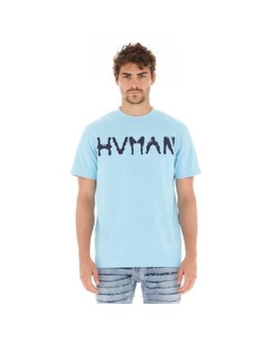 HVMAN Novelty Tee "Inkblot" - Blue