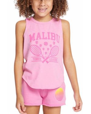 Chaser Brand Girl's Malibu Tank Top - Pink