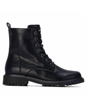 Xti Casual Combat Booties - Black