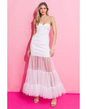 TRUEDAMES Incredible Moments Twill Dress - Pink