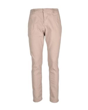 Dondup Stretch Slim Fit Gaubert Pants By - Natural