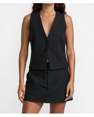 RVCA Logan Sleeveless Vest - Black