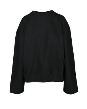 Dries Van Noten Oversized Cotton Sweatshirt - Black