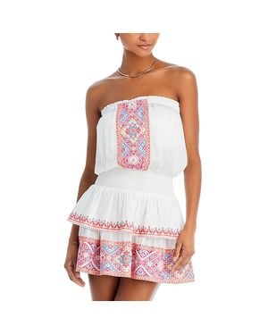 Ramy Brook Jaycee Mini Sleeveless Mini Dress - White