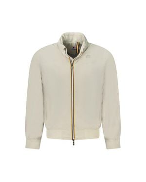K-Way Nylon Jackets & Coat - White