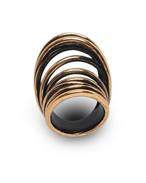 Panconesi 'Orbit Ring' Copper Ring - Black