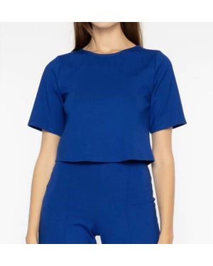 Ripley Rader Ss Ponte Top - Blue