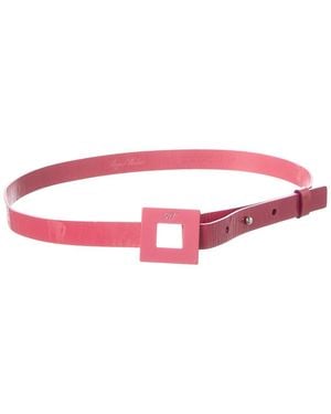 Roger Vivier Ceinture Patent Belt - Red
