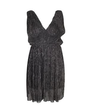 Maje Sleeveless V-Neck Romper - Black